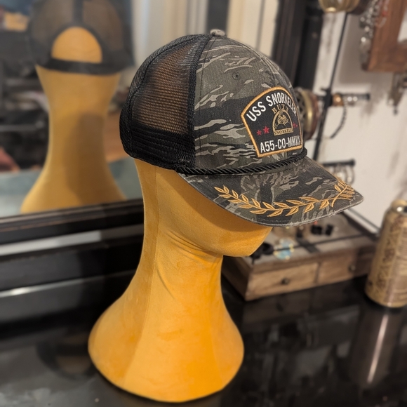 Butt Snorkeler Trucker Hat Naval Style - Picture 8 of 11